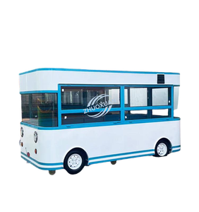 Night Market Mobile Street Food Cart, Multifunctional Portable <b>Concession</b> <b>Trailer</b> for Burgers, Hot Dogs and Fried Fries - Product Image 6