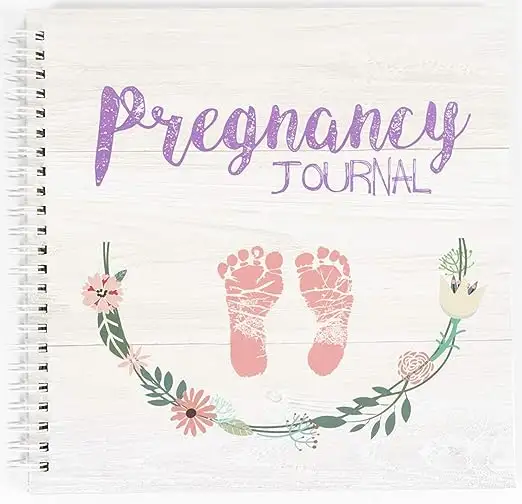 गर्भावस्था जर्नल मेमोरी के साथ पुस्तक स्टिकर बच्चे स्क्रैपबुक गर्भावस्था जर्नल