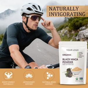 <span class=keywords><strong>Polvo</strong></span> de Raíz de <span class=keywords><strong>Maca</strong></span> Negra Orgánica de 8 oz de Fábrica OEM/ODM - Product Image 6
