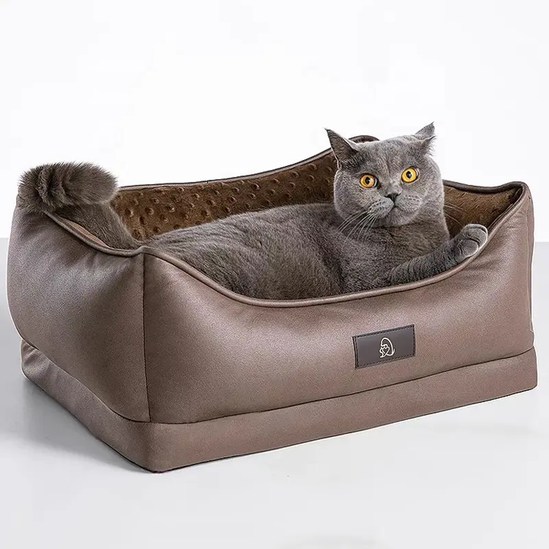 New Arrived Specializing Pet Heating high quality Adjustable Temperature Dog cat bed constant temperature cat nest For Amazon