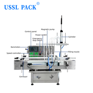 Machine de remplissage automatique multi-têtes pour liquides, idéale pour les petits usages industriels, pour le miel, les pots de sirop et les produits alimentaires semi-liquides (LT-PPF4H) - Product Image 5