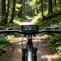 Pantalla LCD H3C disponible para bicicletas eléctricas, interruptor electrónico de corte, panel de control para bicicletas eléctricas, scooter MTB, resistente al agua IP65, para motores de buje.