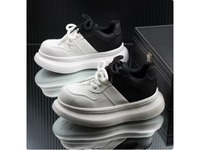 Nouvelles Chaussures Décontractées et Tendance pour Hommes 2026, à Semelle Épaisse en Caoutchouc, Doublure en Coton, Rehaussantes, Idéales pour l'Extérieur et les Loisirs, Style Collège