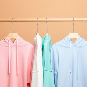 H5572 Fabricant de vêtements Vente en gros Sweats à capuche surdimensionnés en coton mélangé grande taille Sweats à capuche pour hommes et femmes - Product Image 4