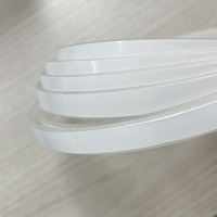 Profils de bordure transparents en TPE/PVC faciles à poser avec ruban adhésif, certifiés RoHS/Reach, pour cadres en tissu tendu