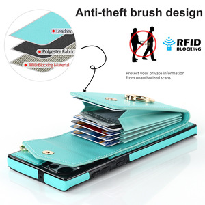 Per samsung s24 s23 s22 s21 s20 ultra plus note 20 <span class=keywords><strong>a71</strong></span> <span class=keywords><strong>cover</strong></span> posteriore di lusso custodia a portafoglio in pelle per le donne ragazze - Product Image 2