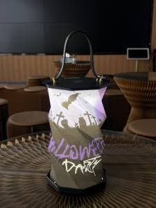 <span class=keywords><strong>Idee</strong></span> personalizzate di nuovo prodotto 2025 tavolo pieghevole lampada di carta illuminazione lanterna camera da letto luce notturna Souvenir <span class=keywords><strong>regalo</strong></span> di Halloween - Product Image 5