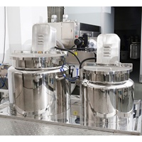 Machine à émulsionner sous vide en acier inoxydable pour la fabrication de crème dentifrice
