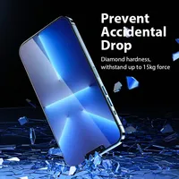 Protecteur d'objectif de caméra arrière en film de verre pour Iphone 14 Pro Max protecteur d'écran alignement automatique