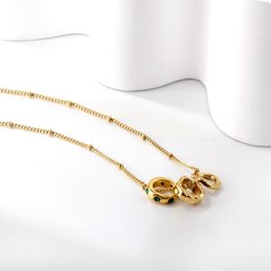 Collar Personalizable de Alta Calidad con Colgante de Corazón, Joyería de Moda, Collares Largos de Acero Inoxidable para Mujer - Product Image 5