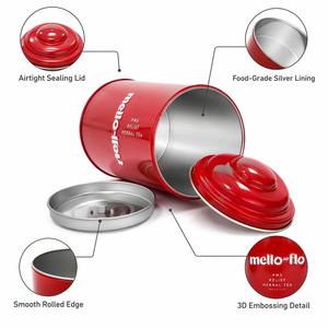 Barattolo di Latta Rotondo Ermetico <span class=keywords><strong>per</strong></span> Tè di Grado Alimentare, Stampa Personalizzata, Contenitori in Metallo <span class=keywords><strong>per</strong></span> Tè e Caffè, Barattoli Rotondi <span class=keywords><strong>per</strong></span> Conservazione del Tè - Product Image 4