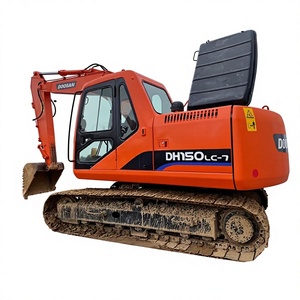 Excavatrice d'occasion DOOSAN DH150-7 de 15 tonnes, d'origine coréenne, hydraulique, à chenilles, en bon état, en stock - Product Image 1