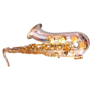 Saxofón HUAYUN <span class=keywords><strong>de</strong></span> Latón Brillante bB para Orquesta, Conjunto, Banda, Instrumento Musical Directo <span class=keywords><strong>de</strong></span> Fábrica para Espectáculos Teatrales - Product Image 1