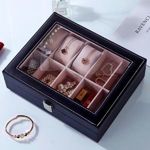 <b>Watch</b> Box Case Organizer Glass Jewelry Storage Case for Jewelry Jewelry Case Glass Storage - Product Image 2