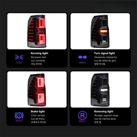 Feux arrière LED modifiés Veidt pour Land Rover Discovery 3/4, avec feux de conduite, clignotants et feux de recul améliorés, finition fumée