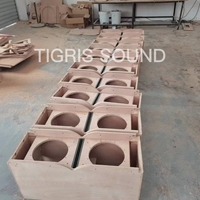 Boîtier vide K10 pour système audio double 10 pouces, enceintes professionnelles de sonorisation, système Line Array alimenté, caisson vide