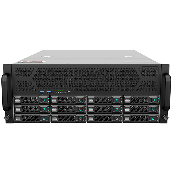 4u 12 Bays GPU Server Chassis Server Case Side Power Supply 12GB Backplane Factory Direct Sales Custom Graphics Cards