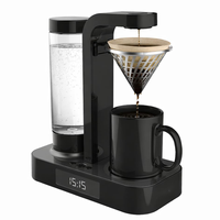 Cafetière électrique intelligente à distribution automatique, contrôle numérique de la température, programmable, en acier inoxydable, pour usage domestique et hôtelier