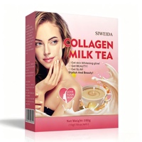 SIWEIDA Poudre thé au lait collagène éclaircissement peau amincissant beauté antioxydant glutathion garcinia thé vert probiotiqu