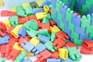 Bausteine Rakete Kugel DIY Baustein Dinosaurier Spielzeug Blöcke & Modellbau-Spielzeug Zusammenbau Einsteckbausteine Spielzeug - Product Image 4