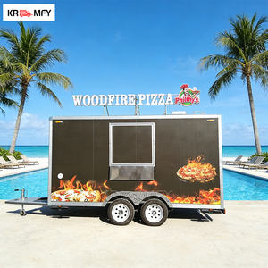 Remolque de Comida Móvil de Fibra de Vidrio para Dulces y Snacks, 4m de Largo, Servicio de Catering Comercial al Aire Libre con Ventana - Product Image 3