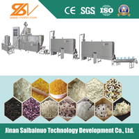 Riz enrichi d'acier inoxydable faisant la chaîne de production artificielle automatique de riz de machine avec le nouveau moteur pour l'usine de fabrication