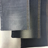 Nouveau tissu denim extensible noir 2026, largeur 190 cm, pour jeans/jupes/vestes