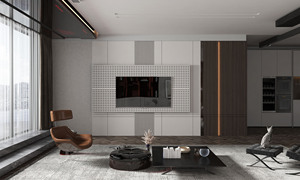 Modern Wooden <b>TV</b> <b>Cabinet</b> with Storage Drawers and <b>Floating</b> Luxury <b>TV</b> Stand Custom-Made White Panel for Living Room - Product Image 4