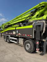 Camion pompe à béton Zoomlion 63m, châssis Benz, moteur diesel, haute performance, haute qualité, en stock, prêt à être expédié, occasion, 2021