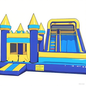 Comercial adultos niños gorila inflable Casa de rebote hinchable Castillo de salto tobogán para la venta - Product Image 1