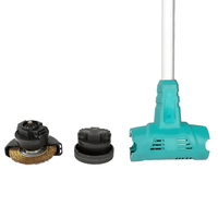 LIANGYE 18V/20V Max Balayeuse de jardin sans fil électrique autoportée avec brosse pour allée et jardin