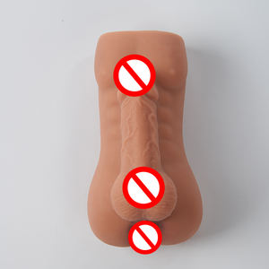 Realistischer Berührungseffekt Großer Po-Masturbator für Schwule Männer, Doppelendiger <span class=keywords><strong>Fleshlight</strong></span> mit Realistischem Dildo für Frauen - Product Image 2