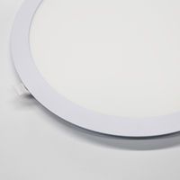 Lampu Plafon Modern Ultra Tipis Ruang Tamu 3W 6W 9W 12W 18W 24W Lampu Panel LED Kamar Tidur Trim Aluminium Terpasang di Permukaan