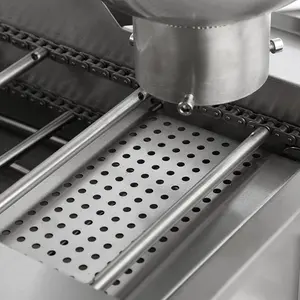Komersial Sepenuhnya Otomatis Kualitas Tinggi Gas Fryer Mini Donat Glaze Pembuat Donat Membuat Mesin untuk Dijual