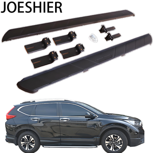 บันไดข้างรถยนต์ JOESHIER คุณภาพสูง ผลิตจากอลูมิเนียมอัลลอย สำหรับรถ SUV รุ่น CRV ปี 2023-2025 ป้องกันการกระแทก ตกแต่งรถยนต์ สำหรับการขับขี่แบบออฟโรด - Product Image 1
