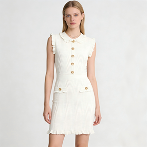 Abito a Righe Senza Maniche Slim-Fit di Alta Qualità, Nuovo Arrivo Estivo 2026, Stile Celebrità, Alla Moda e Snellente - Product Image 1