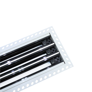 Diffusore Lineare a Fessura Invisibile in Plastica per HVAC, Regolabile a Soffitto, con Pale Orientabili, per Hotel, Ville, Appartamenti, Interni - Misure Personalizzabili - Product Image 3