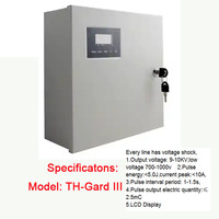 Électrificateur de clôture électrique à impulsions haute tension 12 KV, 2-5 Joules, pour système d'alarme de clôture électrique domestique, solution pour villa