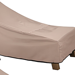 <span class=keywords><strong>Housse</strong></span> de chaise longue de patio ULTCOVER en PVC robuste, fermeture élastique, imperméable, pour extérieur, lot de 2 - 203 cm L x 71 cm W x 76 cm H - Product Image 6