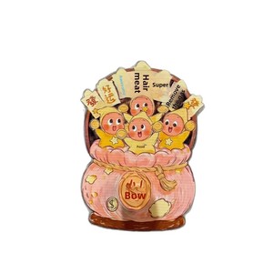 แม่เหล็กติดตู้เย็นอะคริลิคขนาด 60 มม. ลายการ์ตูนสร้างสรรค์รักษ์โลก ดีไซน์น่ารัก ขายดี มีคุณค่าสูง รูปดาวหมุนได้ - Product Image 5