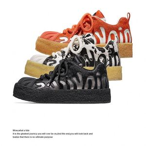 Chaussures Synthétiques de Haute Qualité pour Femmes et Hommes, à Fermeture par Lacets, Rehaussées, Décontractées, Respirantes, Épaisses, pour l'Automne - Product Image 4