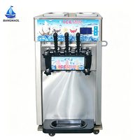 Machine à glace molle professionnelle de comptoir, usage intensif, avec fonction de pré-refroidissement, pour glacier, machine à crème glacée à saveur unique, 220V