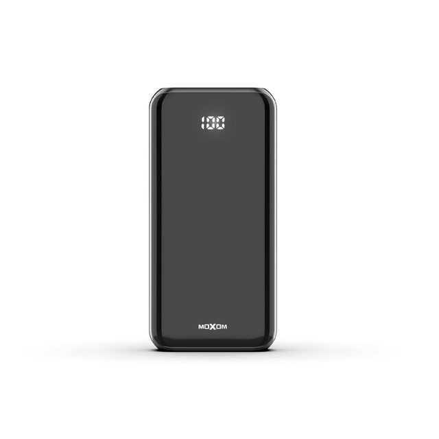 MOXOM 20000mah LCD Digital Reveal Mi Portable External Power Bank Slim for Mobile Phone