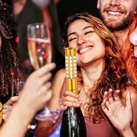 Bâton lumineux LED portatif pour bars, KTV et ambiance longue durée, lampe sans fil champagne