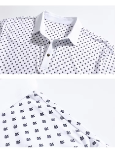 เสื้อโปโลสำหรับผู้ชายพิมพ์ลายจากโรงงานมืออาชีพเสื้อยืดผู้ชายเสื้อยืดแฟชั่นเสื้อยืดสั้นเสื้อโปโล shir ของผู้ชาย - Product Image 5