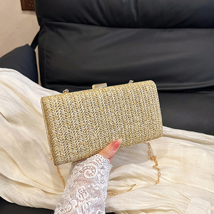 Borse a Scatola alla <span class=keywords><strong>Moda</strong></span> per <span class=keywords><strong>Donna</strong></span>, Borse da Spiaggia in Paglia per Ragazze Giovani - Product Image 2