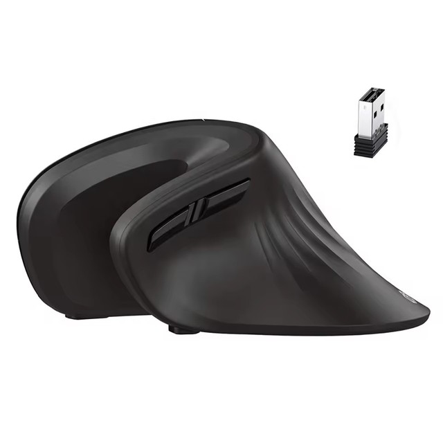 2.4G Wireless High DPI Optical Mouse 6 Buttons Ergonomic Design for Right-Handed Home Office Vertical Ergonomic Mouse Custom