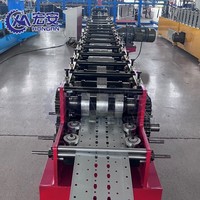 Barra cuadrada Shelfes Box Panel Columna Máquina formadora de rollos Almacenamiento Almacén Estantería Máquina para hacer estantes Máquina perfiladora de estantes