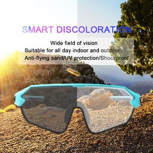 Lunettes de soleil de cyclisme photochromiques interchangeables personnalisées TR90 UV400 – Les meilleures lunettes de sport - Product Image 2