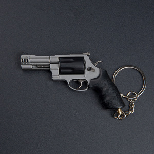 7.5cm thu nhỏ Súng mô hình tháo rời Smith wesson mô hình 500 nhỏ Revolver hợp kim lắp ráp mini Kim Loại Đồ chơi súng Keychain - Product Image 4